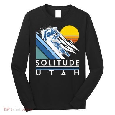 Solitude Utah Retro Ski Long Sleeve Shirt