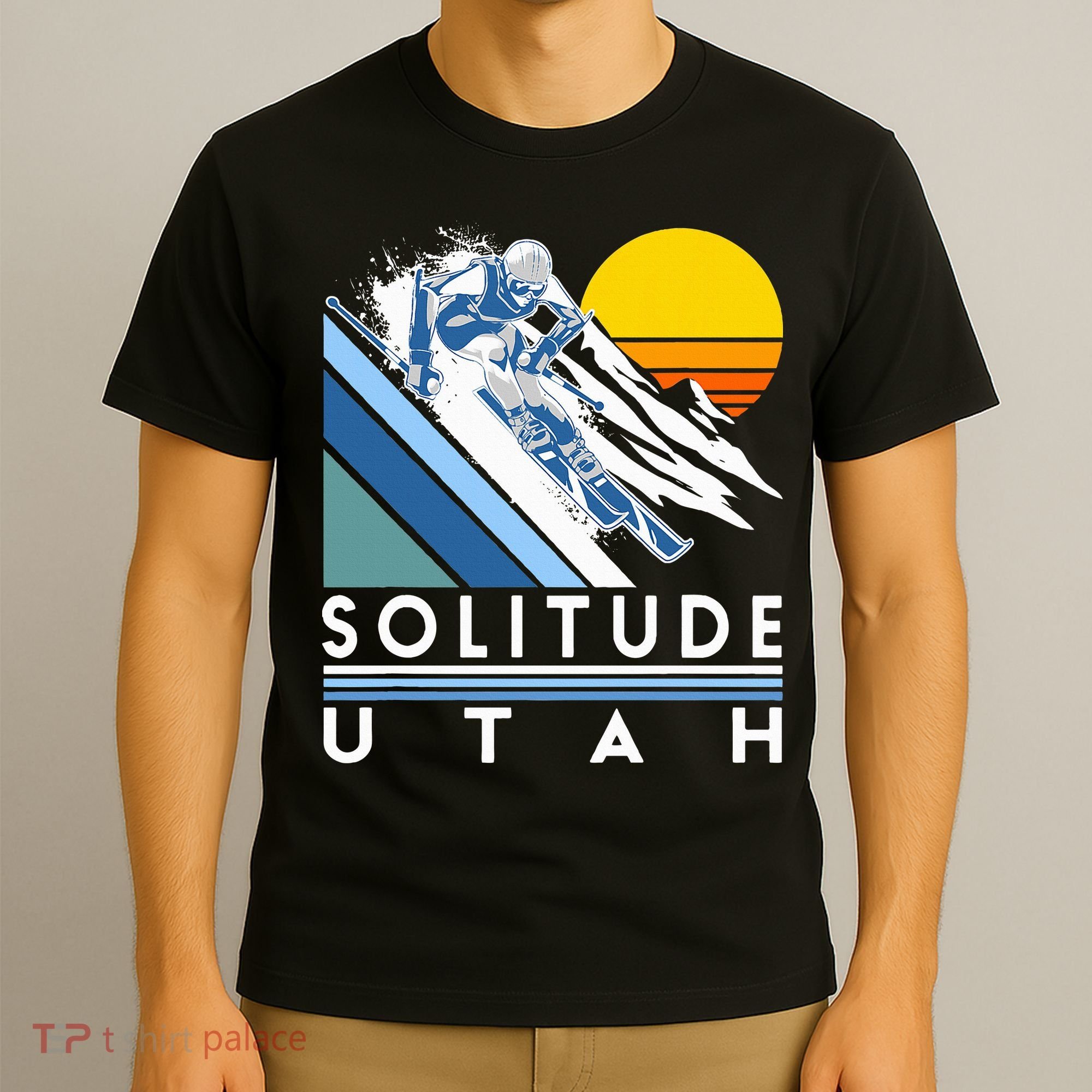 Solitude Utah Retro Ski T-Shirt