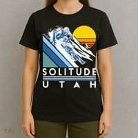 Solitude Utah Retro Ski T-Shirt thumb 4