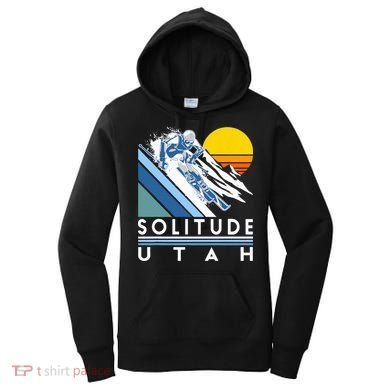 Solitude Utah Retro Ski Women's Hoodie
