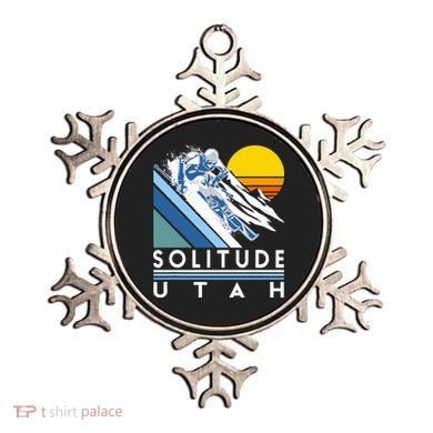 Solitude Utah Retro Ski Ornament