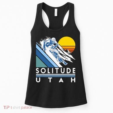 Solitude Utah Retro Ski Women's Tank Top