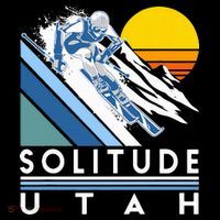 Solitude Utah Retro Ski Baby Bodysuit thumb 2