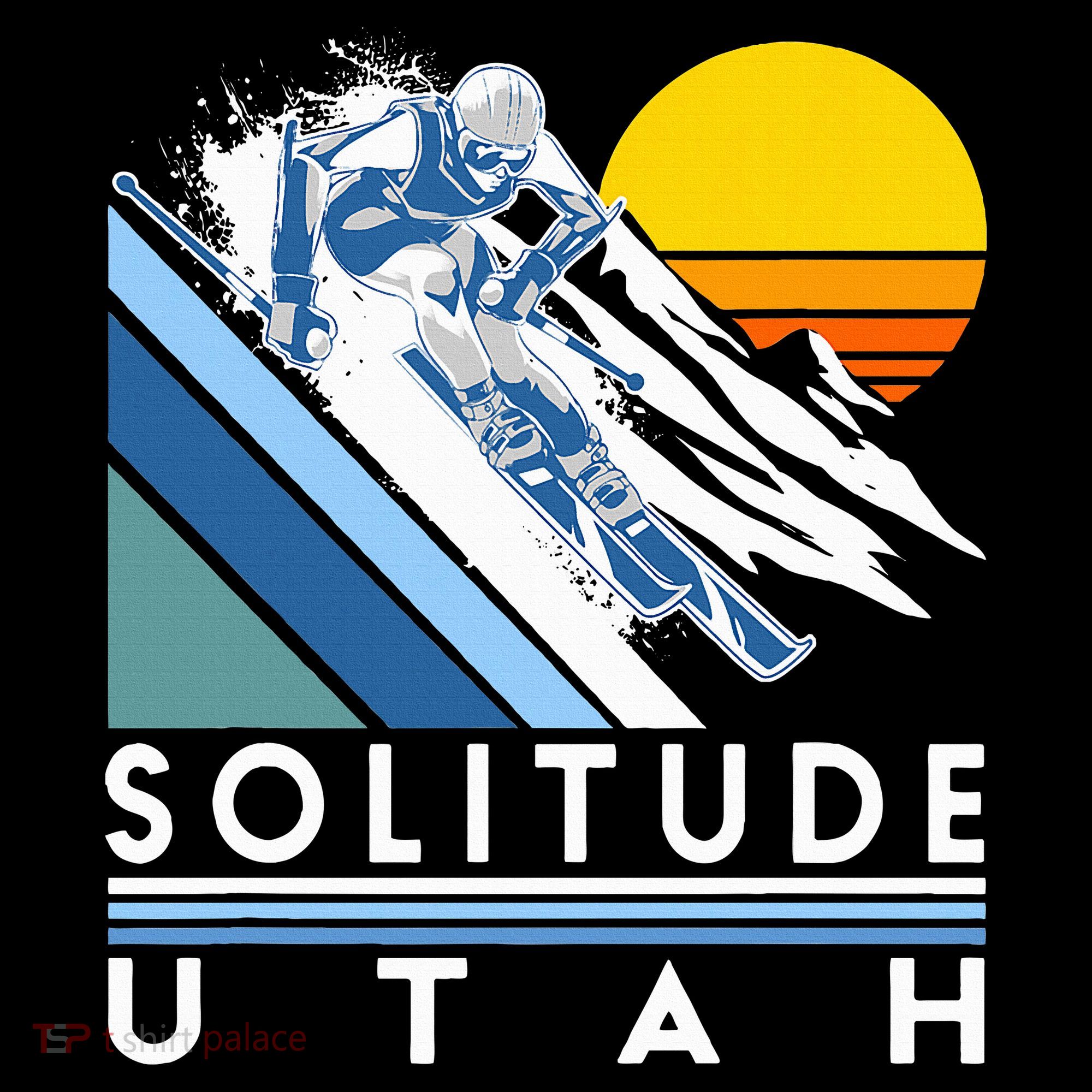 Solitude Utah Retro Ski Tank Top