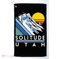 Solitude Utah Retro Ski Golf Towel thumb 0