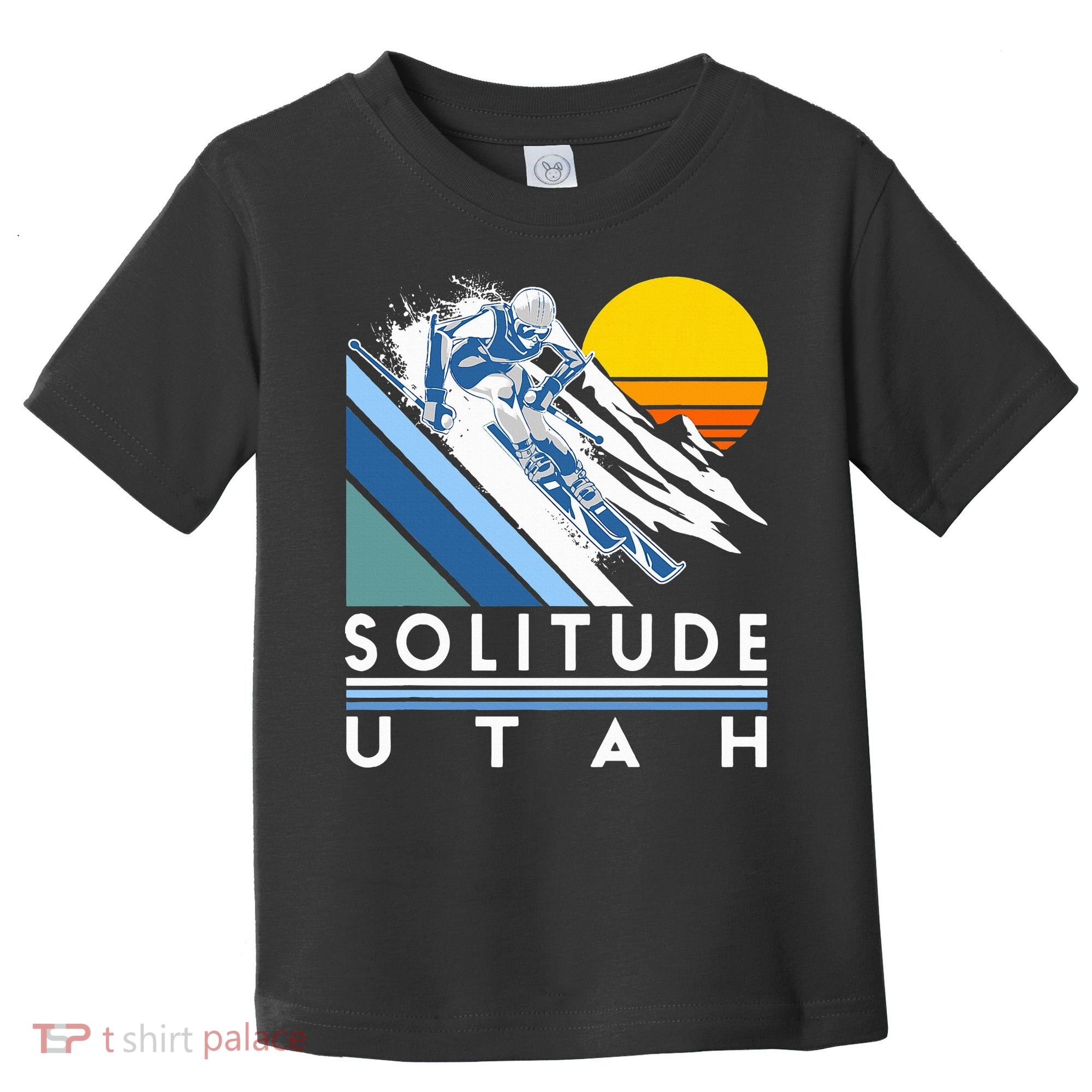 Solitude Utah Retro Ski Toddler T-Shirt