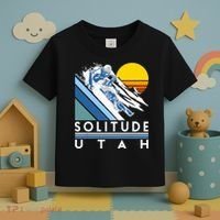 Solitude Utah Retro Ski Toddler T-Shirt thumb 3