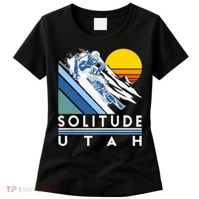 Solitude Utah Retro Ski Women's T-Shirt
