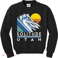 Solitude Utah Retro Ski Kids Sweatshirt thumb 0