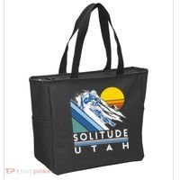 Solitude Utah Retro Ski Tote Bag thumb 2