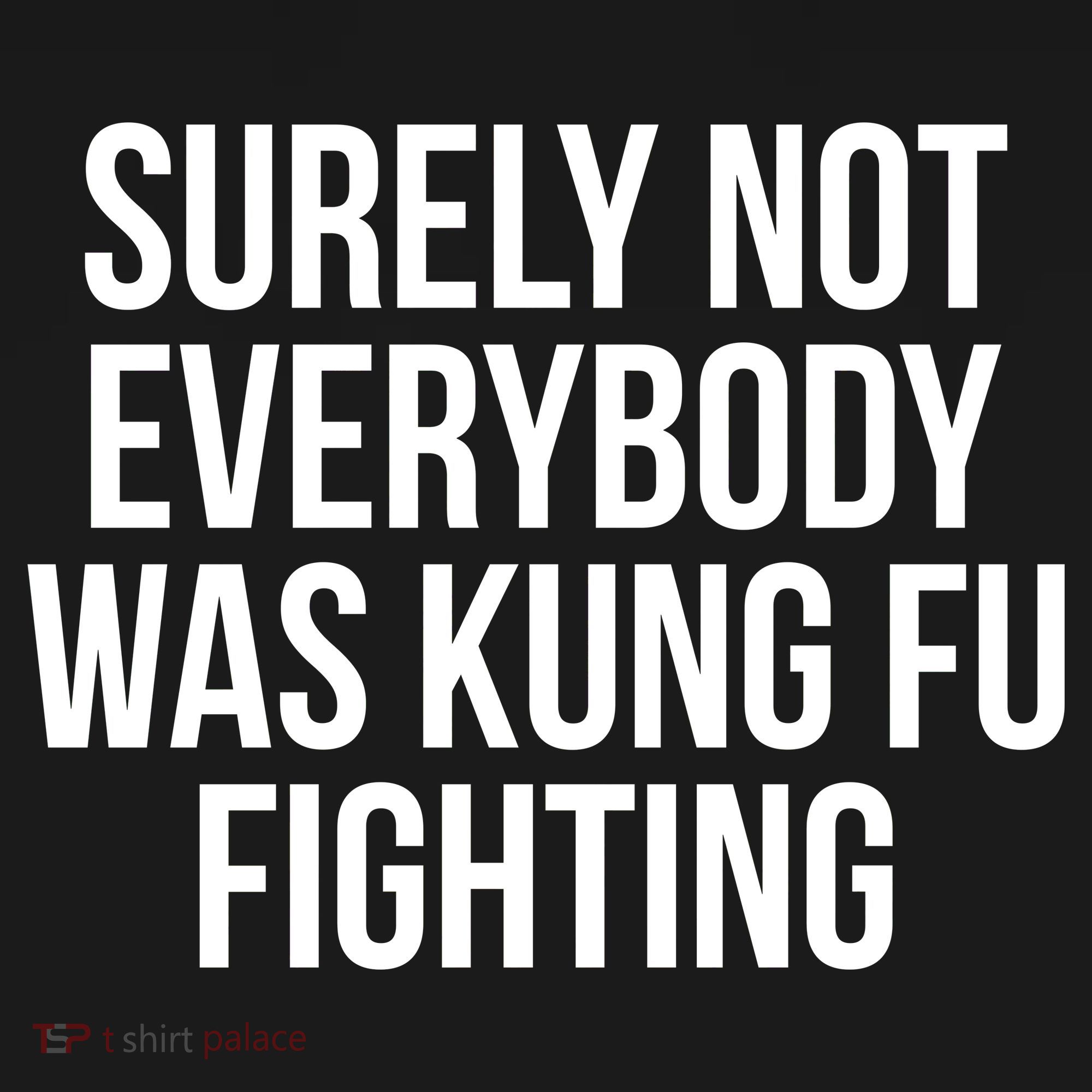 Surely Not Everybody was Kung FU Fighting Apron