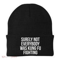 Surely Not Everybody was Kung FU Fighting Beanie thumb 0