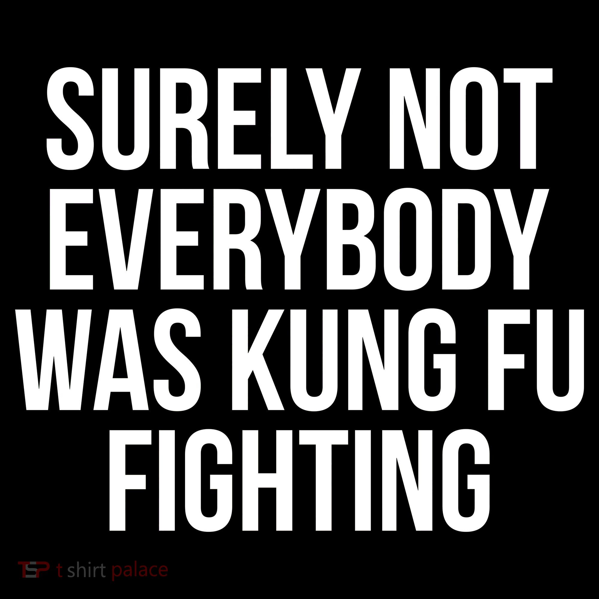 Surely Not Everybody was Kung FU Fighting Women's Tank Top