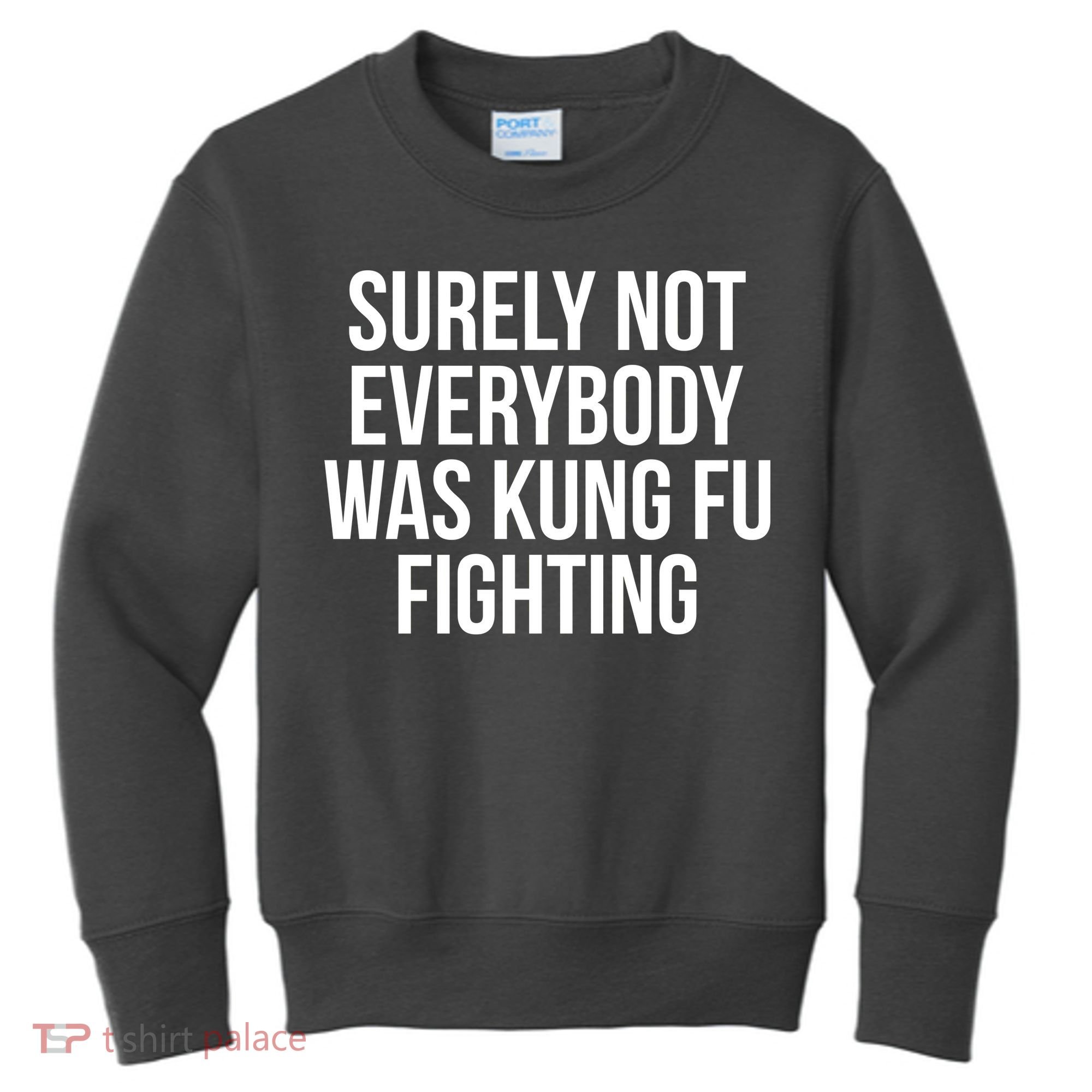 Surely Not Everybody was Kung FU Fighting Kids Sweatshirt