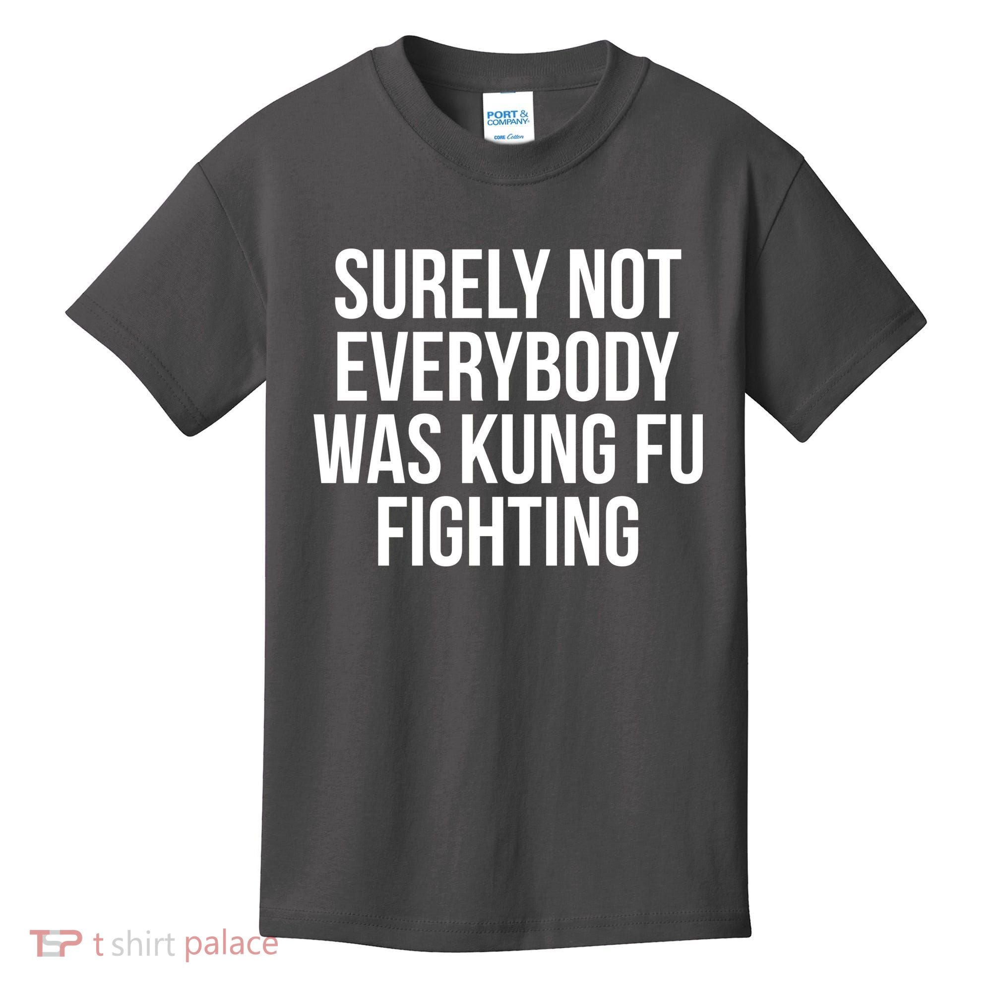 Surely Not Everybody was Kung FU Fighting Kids T-Shirt