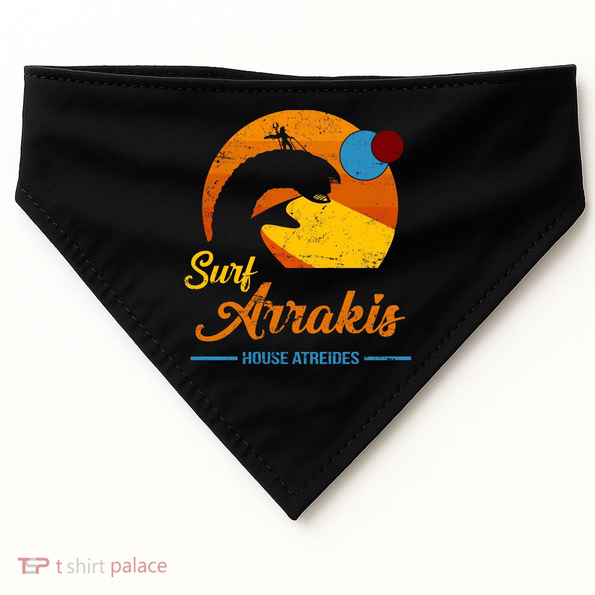 Surf Arrakis House Atreides USA-Made Doggie Bandana