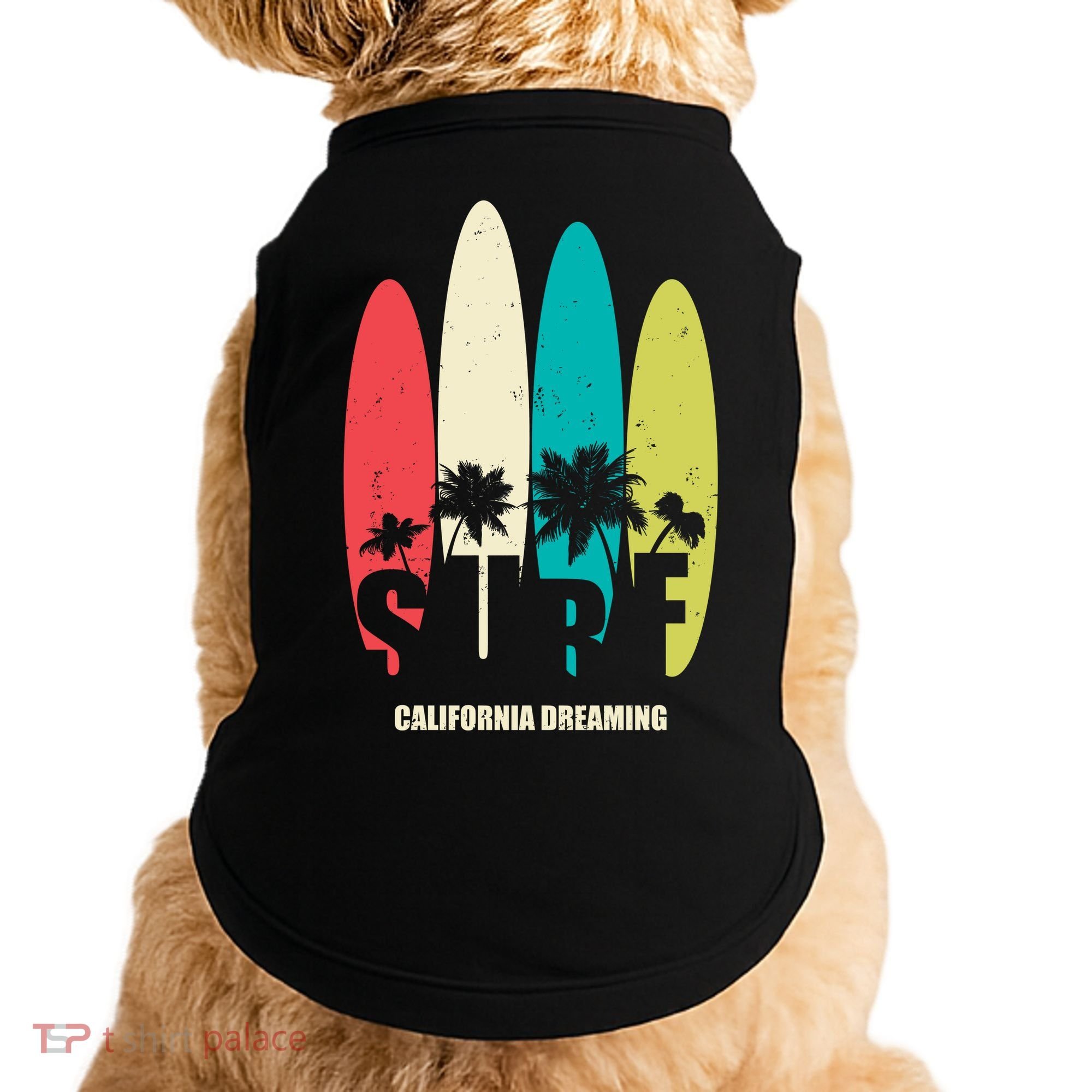 Surf California Dreaming  Doggie Tank