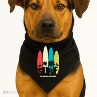 Surf California Dreaming  USA-Made Doggie Bandana thumb 1