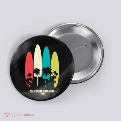 Surf California Dreaming  Button