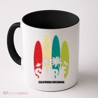 Surf California Dreaming  Coffee Mug thumb 0