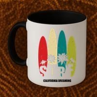 Surf California Dreaming  Coffee Mug thumb 2