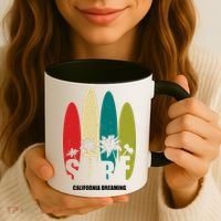 Surf California Dreaming  Coffee Mug thumb 3