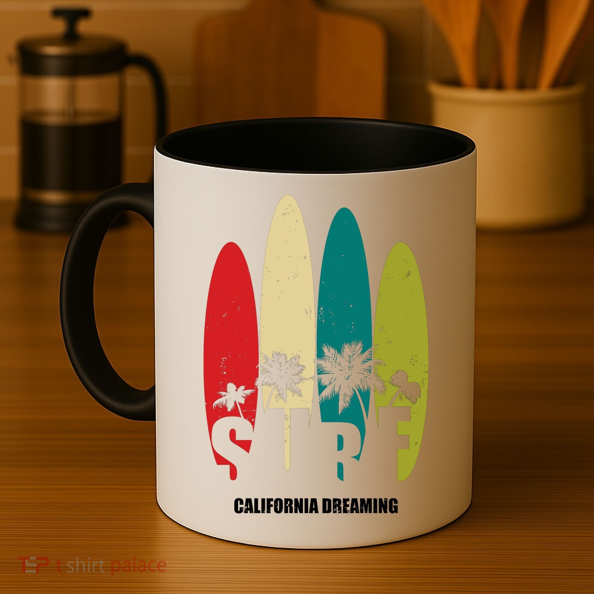 Surf California Dreaming  Coffee Mug