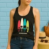 Surf California Dreaming  Women's Tank Top thumb 2