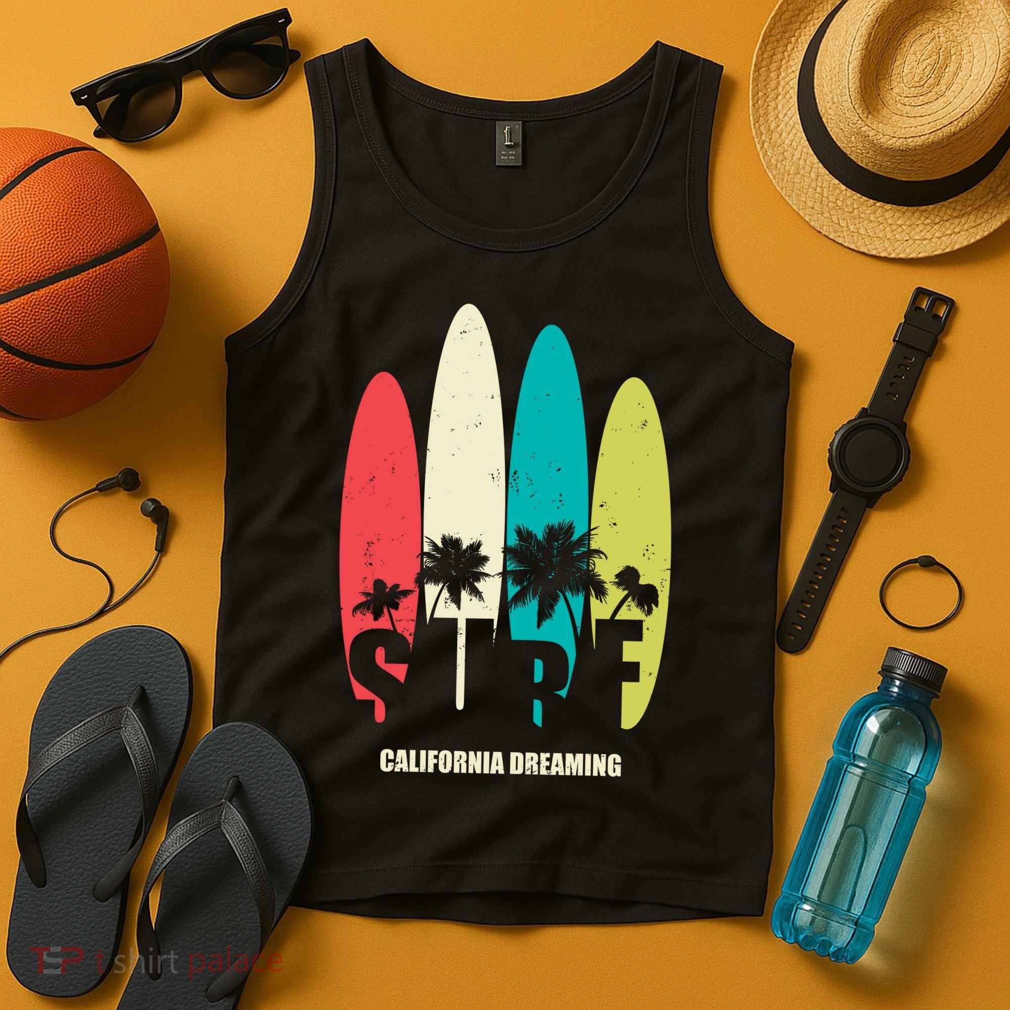 Surf California Dreaming  Tank Top