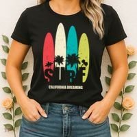 Surf California Dreaming  Women's T-Shirt thumb 2
