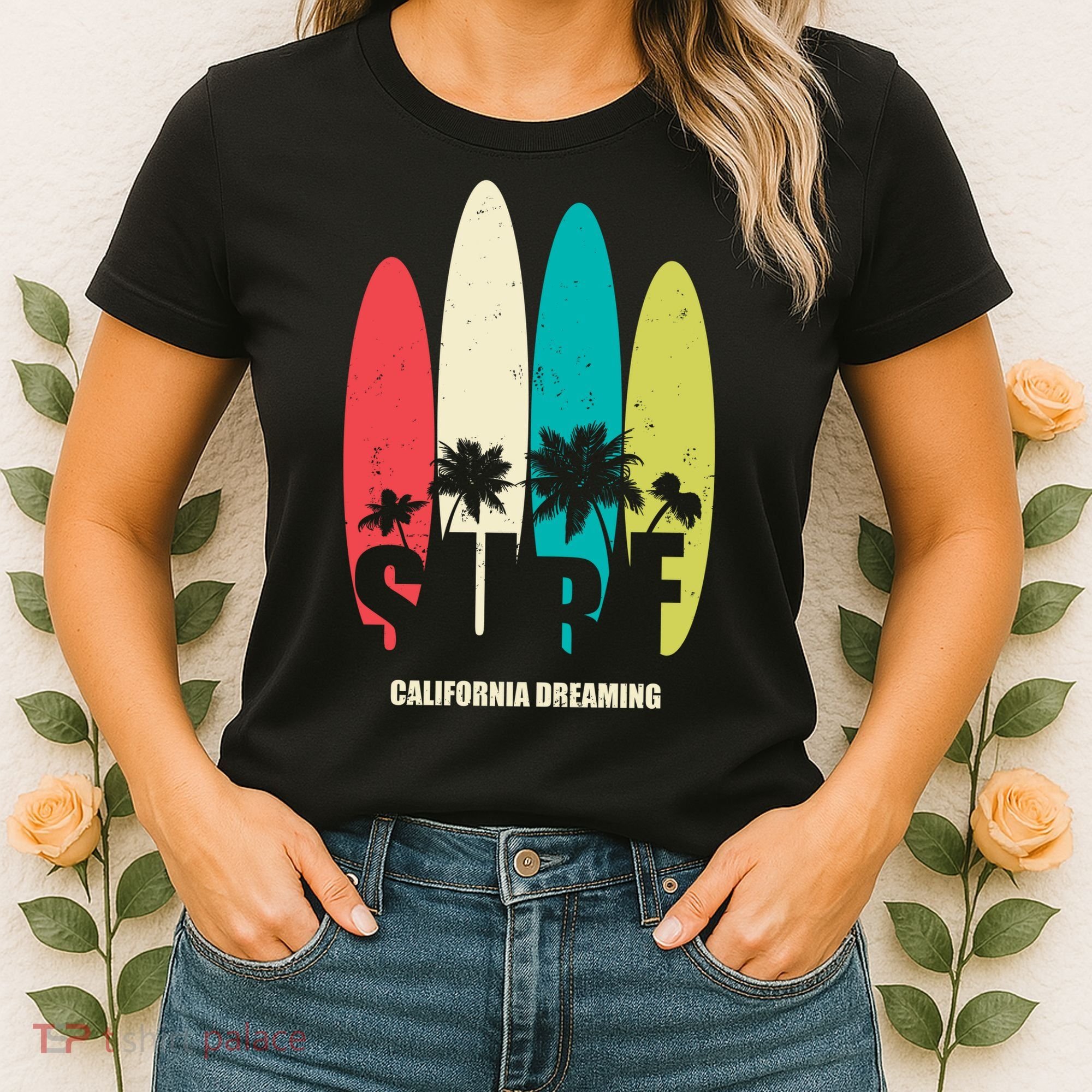 Surf California Dreaming  Women's T-Shirt