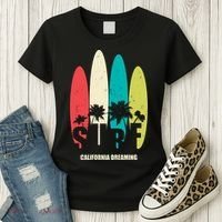 Surf California Dreaming  Women's T-Shirt thumb 3