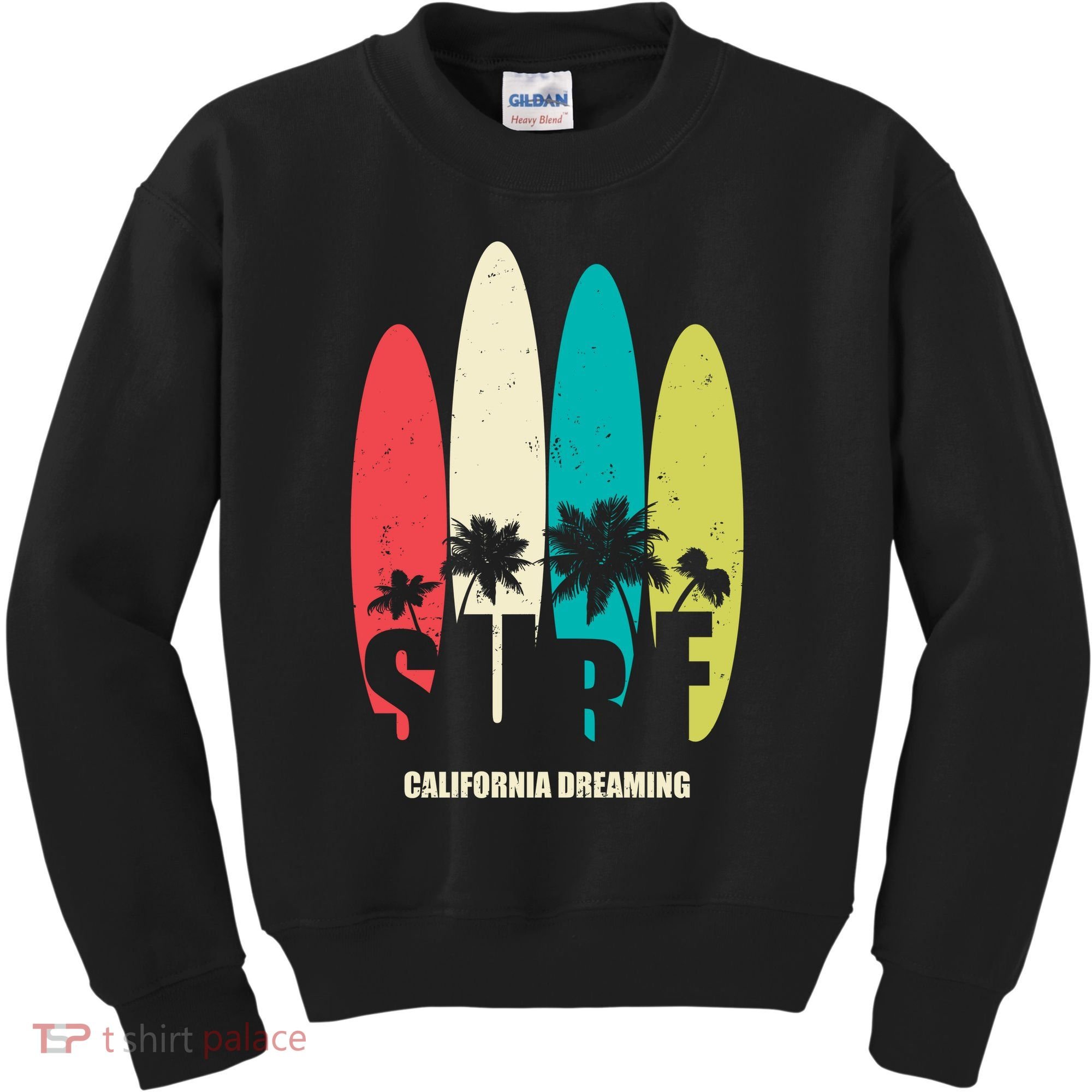 Surf California Dreaming  Kids Sweatshirt