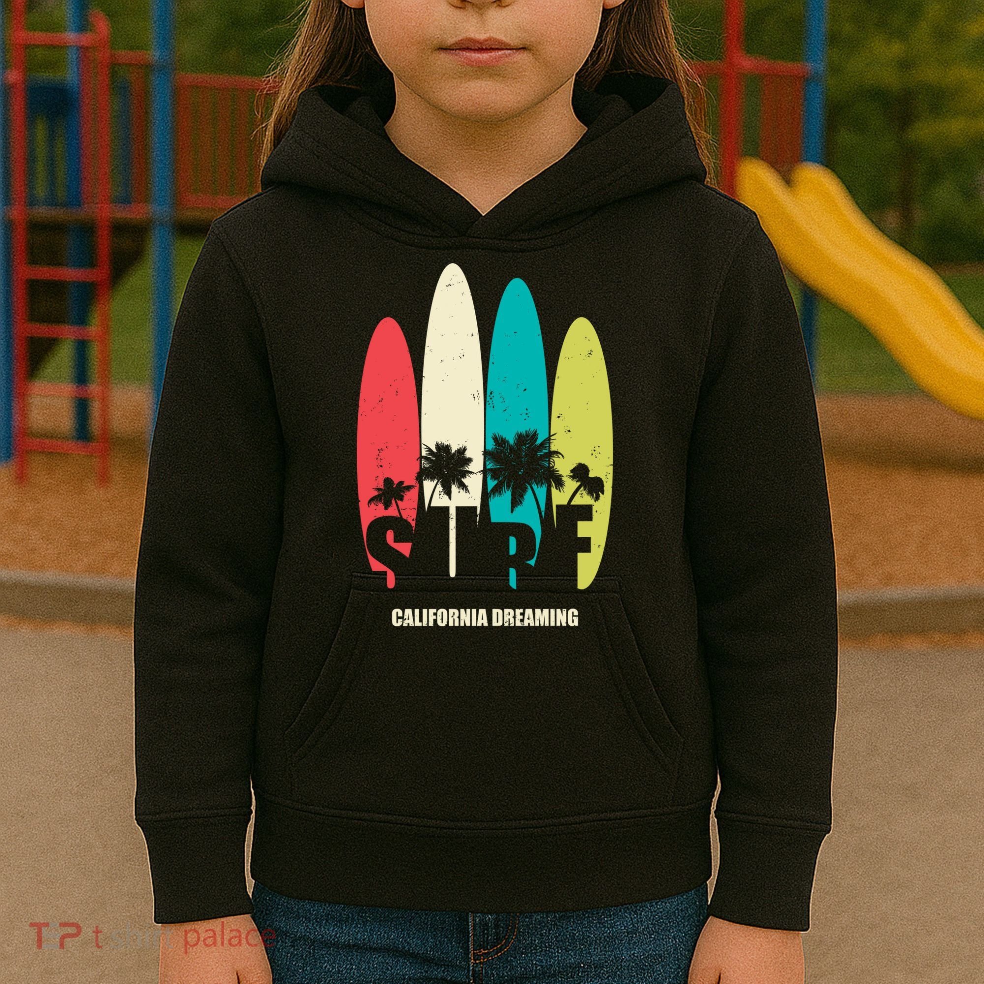 Surf California Dreaming  Kids Hoodie