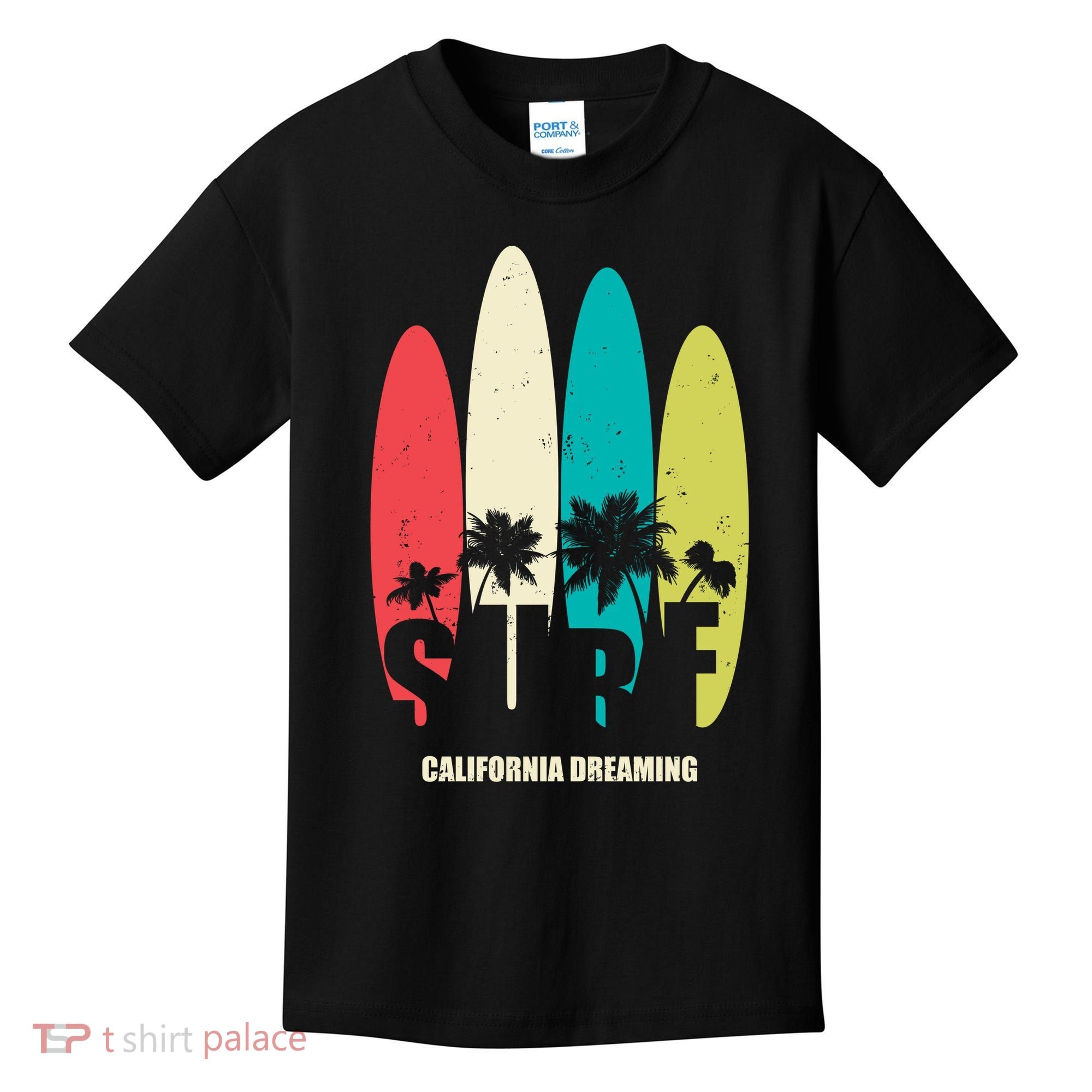 Surf California Dreaming  Kids T-Shirt