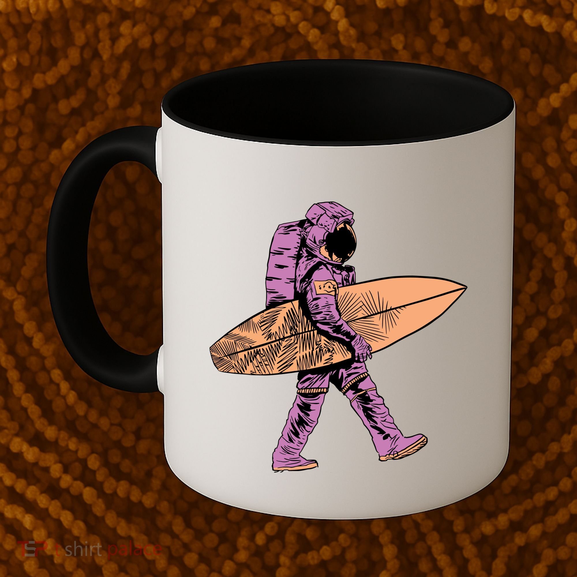 Surfer Astronaut Coffee Mug