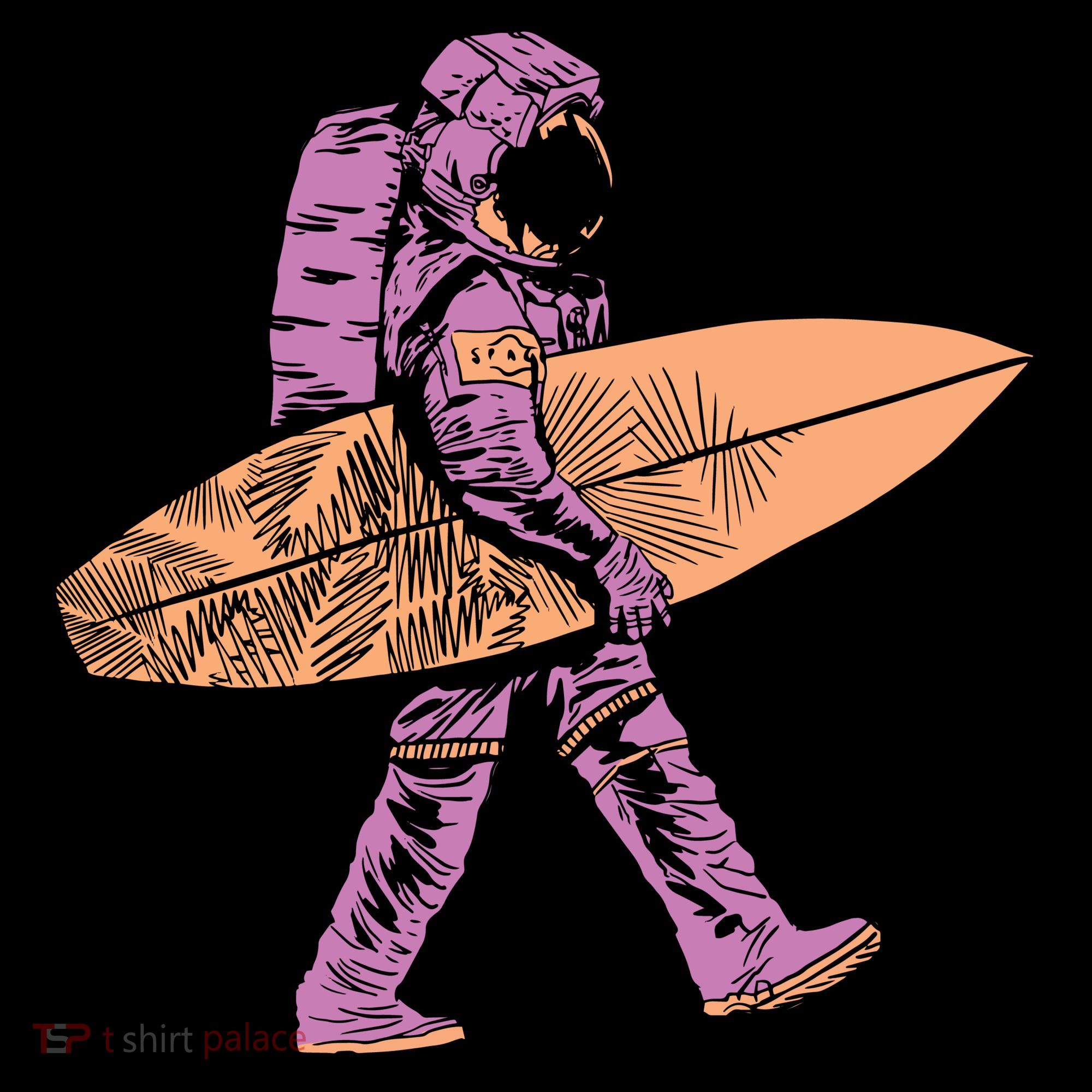 Surfer Astronaut Pajama Set