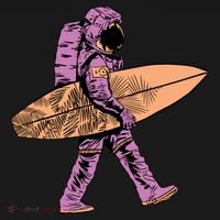 Surfer Astronaut Ornament thumb 1