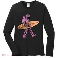 Surfer Astronaut Women's Long Sleeve Shirt thumb 0