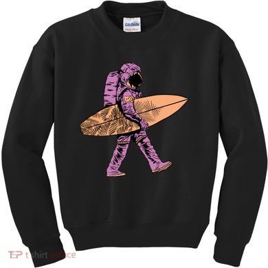 Surfer Astronaut Kids Sweatshirt