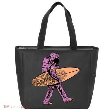Surfer Astronaut Tote Bag