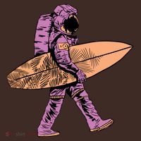 Surfer Astronaut Beanie thumb 2