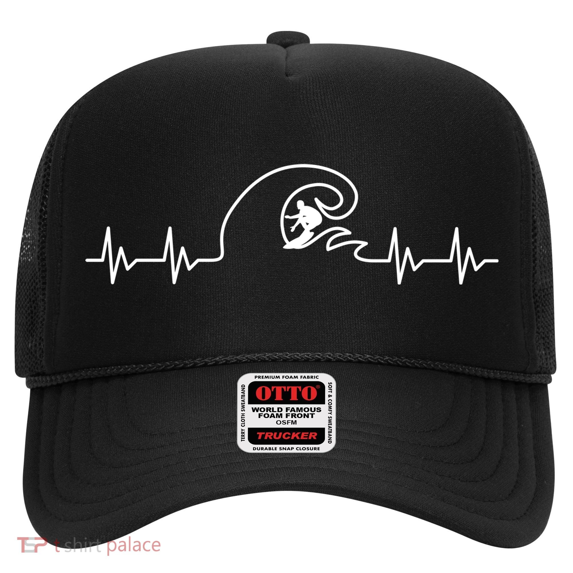 Surfer Heartbeat Pulse Hat