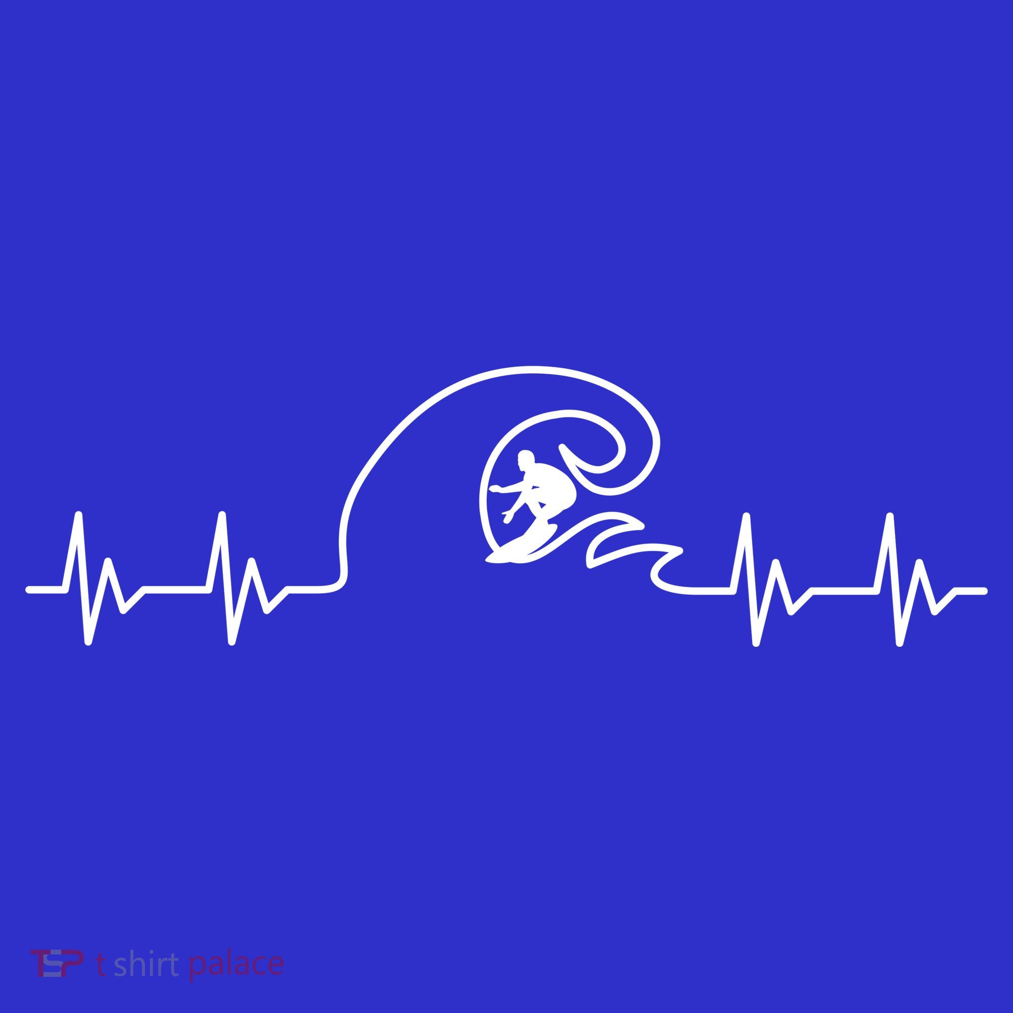 Surfer Heartbeat Pulse Tumbler