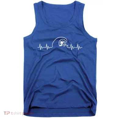 Surfer Heartbeat Pulse Tank Top