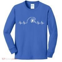 Surfer Heartbeat Pulse Kids Long Sleeve Shirt thumb 0