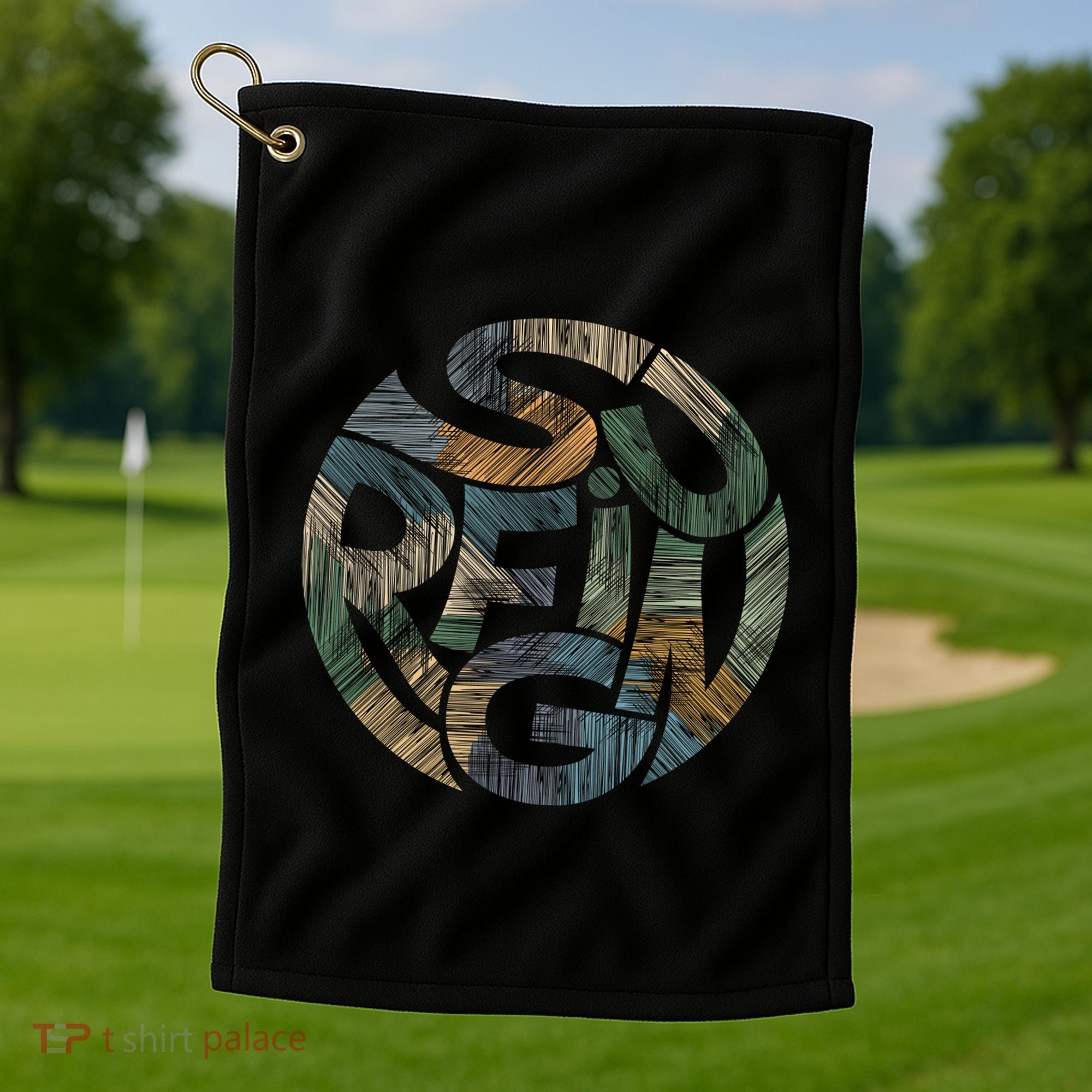 Surfing Golf Towel