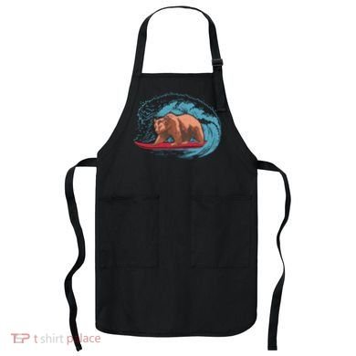 Surfing Bear Apron