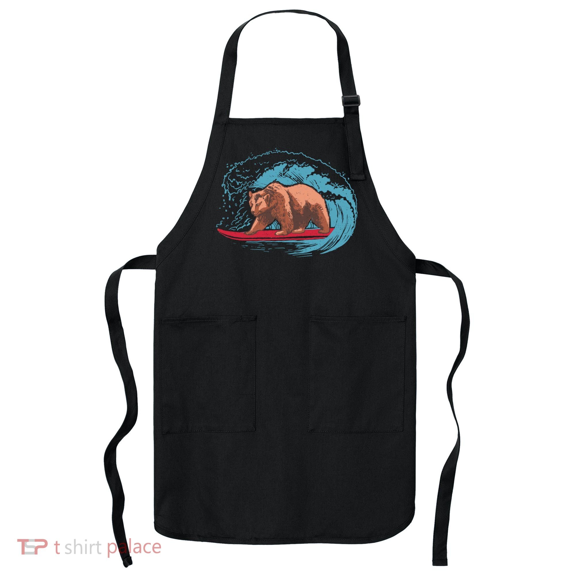 Surfing Bear Apron
