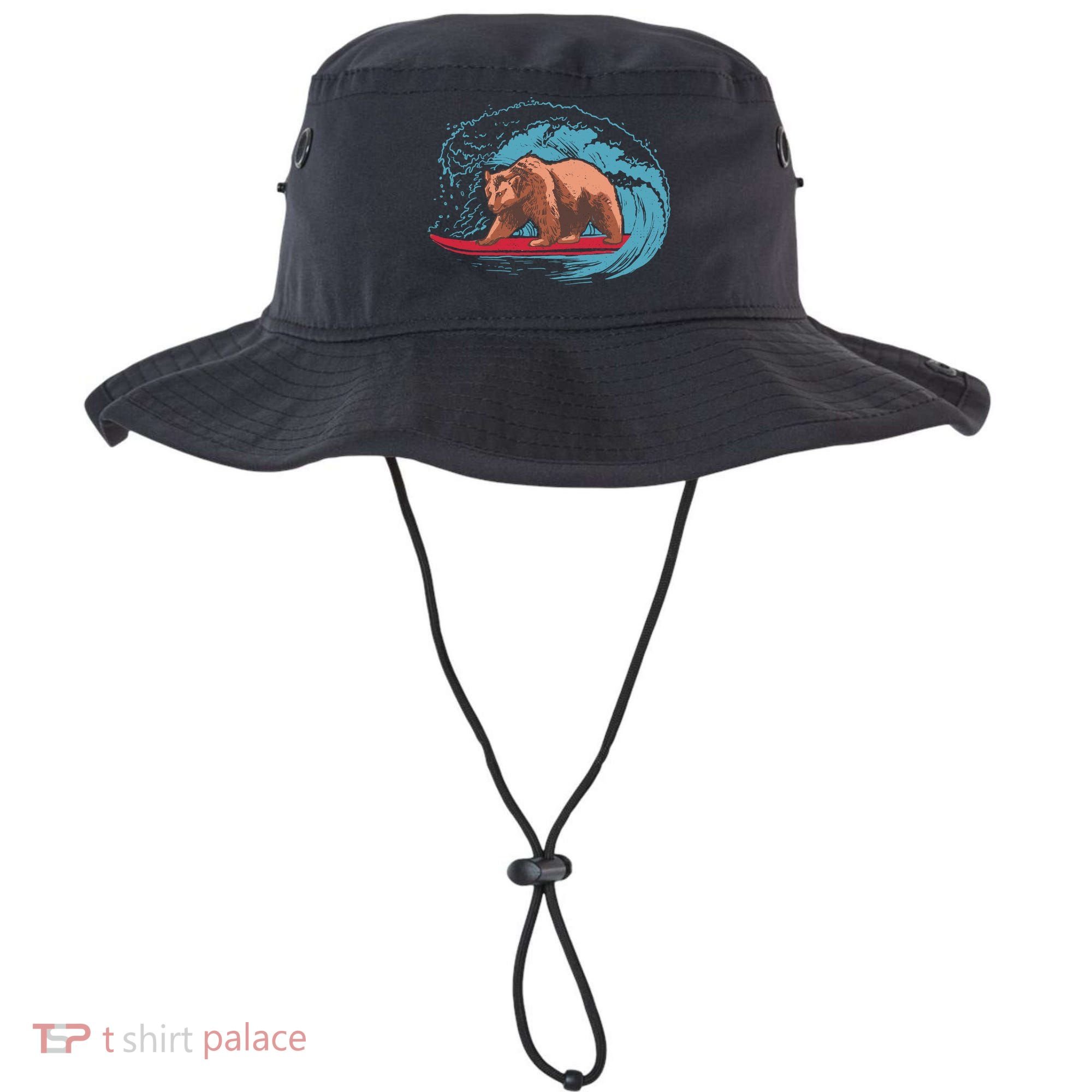 Surfing Bear Bucket Hat
